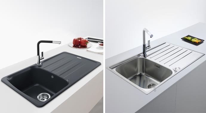 Küchenspülen Antea und Argos von Franke