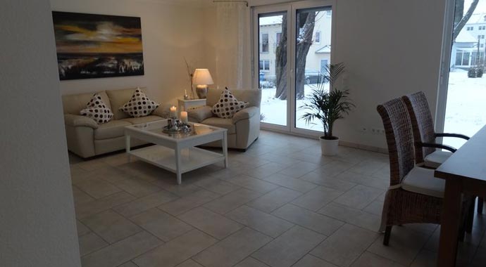 Town & Country Haus Musterhaus Lichthaus 121 Wohnbereich