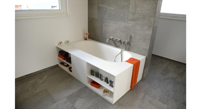 FBW Fertigbauwochner Musterhaus Rheinhausen Bad