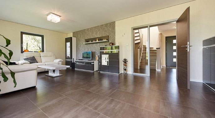 Gussek Haus Musterhaus Melanie Wohnbereich