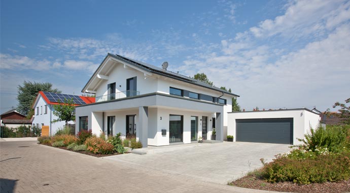 Außenansicht Kundenhaus Hilzendegen von Living Haus