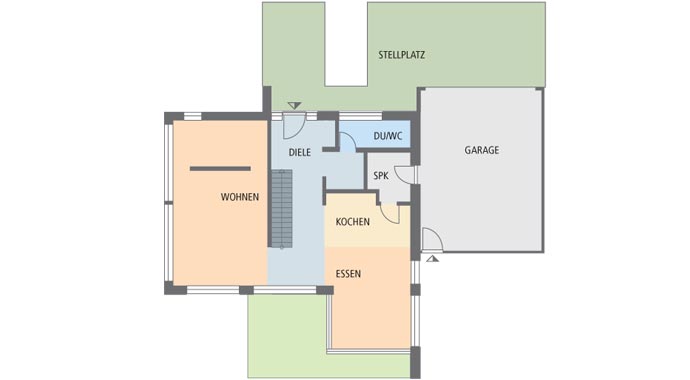 Bittermann & Weiss Haus Max Grundriss Erdgeschoss