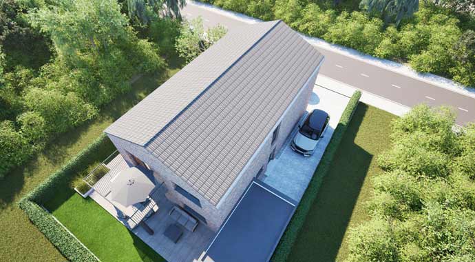 Außenansicht Premium 71-79 von FAVORIT Massivhaus