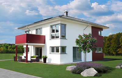 Fingerhut Haus Musterhaus Z 106.20 Musterhaus Köln Außenansicht