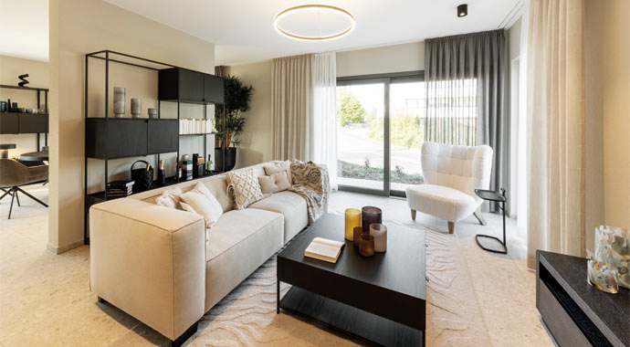 Wohnbereich Artis 350 – Musterhaus Würzburg von FingerHaus