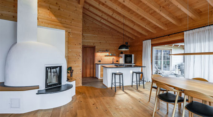 Kamin Freiburg von Chiemgauer Holzhaus