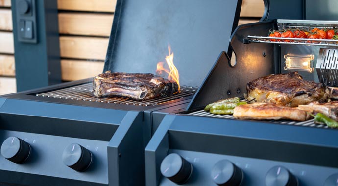 Grillfürst Moments Independence P590E Smartgrill - Nero von Grillfürst
