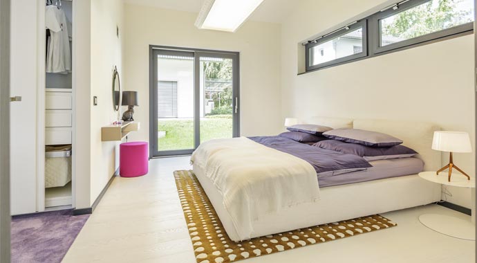 Luxhaus Open Musterhaus Fellbach Schlafzimmer