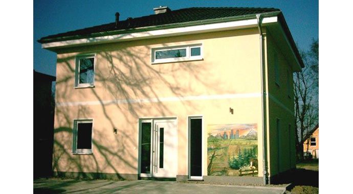 Town & Country Haus Musterhaus Stadthaus Flair 124 Außenansicht