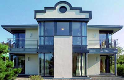 Kampa Musterhaus Stadtvilla 113 Außenansicht