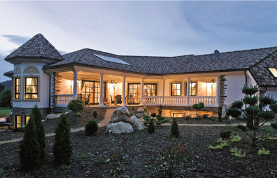 Außenansicht Musterhaus Gerolstein von STREIF Haus