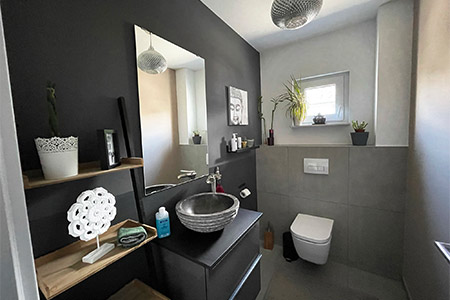 Badezimmer mit Tagelicht von Glatthaar Keller