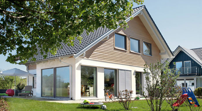 SchwörerHaus Musterhaus Plan E 15-138.1 Außenansicht