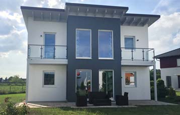 Bien-Zenker Musterhaus Evolution Nürnberg Außenansicht