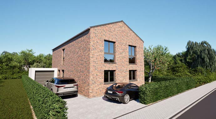 Außenansicht Premium 71-79 von FAVORIT Massivhaus