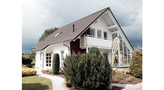 ScanHaus Musterhaus Dresden Außenansicht