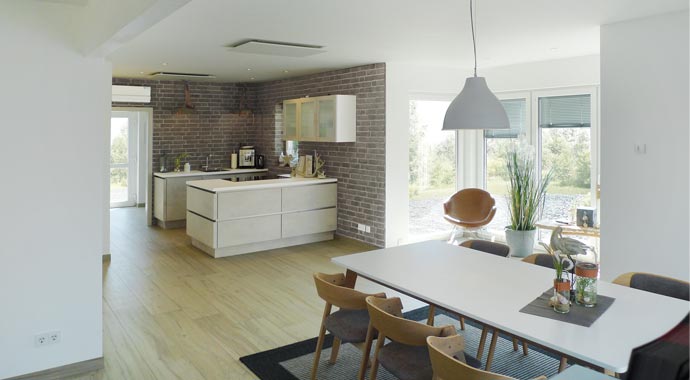 Danhaus Haus Glücksburg Essbereich