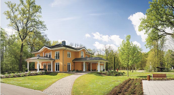 Ausstellungshaus Rheinau-Linx Villa von WeberHaus Außenansicht