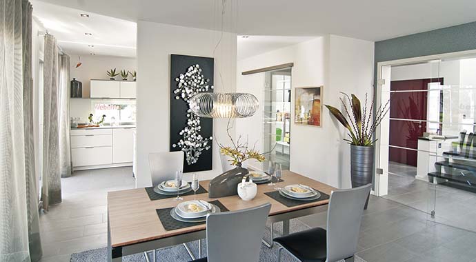 WeberHaus Ausstellungshaus Bad Vilbel Essbereich