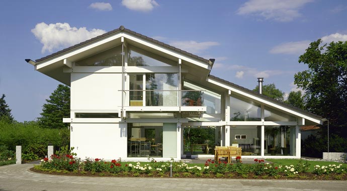 Huf Haus Musterhaus Art Sonder Außenansicht