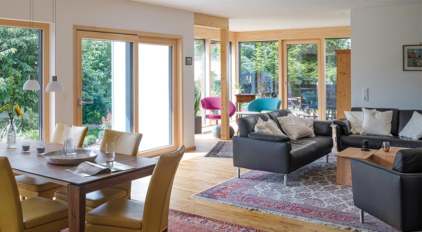 Regnauer Hausbau Haus Leingarten Wohnbereich