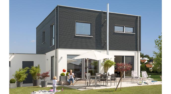 SchwörerHaus AW32 Effizienzhaus-55 Haus Hager Außenansicht