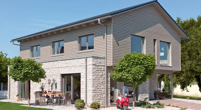 SchwörerHaus Musterhaus Plan E 20-184.2 Außenansicht