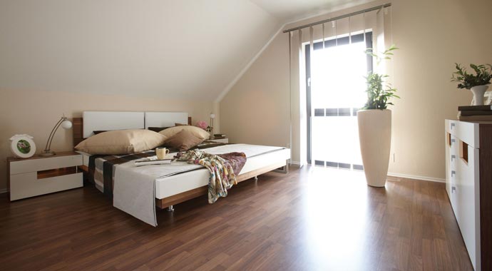 FingerHaus Musterhaus VIO 400 Schlafzimmer