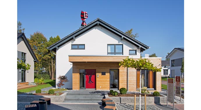 Fingerhut Haus Musterhaus Wuppertal R 140.20 Außenansicht