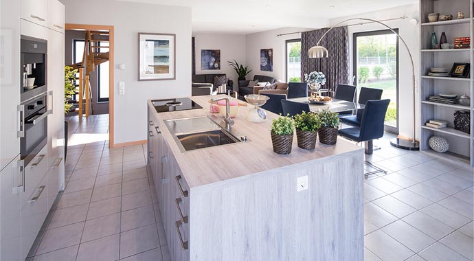 FingerHaus Musterhaus Vio Küche