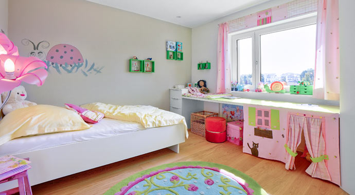 Kinderzimmer Musterhaus Werder von SchwörerHaus