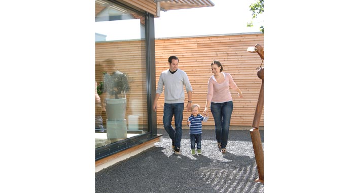 Baufritz Haus Wriedt Außenansicht