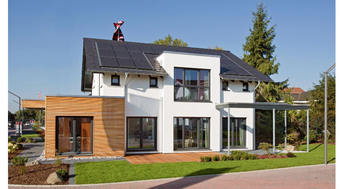 Fingerhut Haus Musterhaus Wuppertal R 140.20 Außenansicht