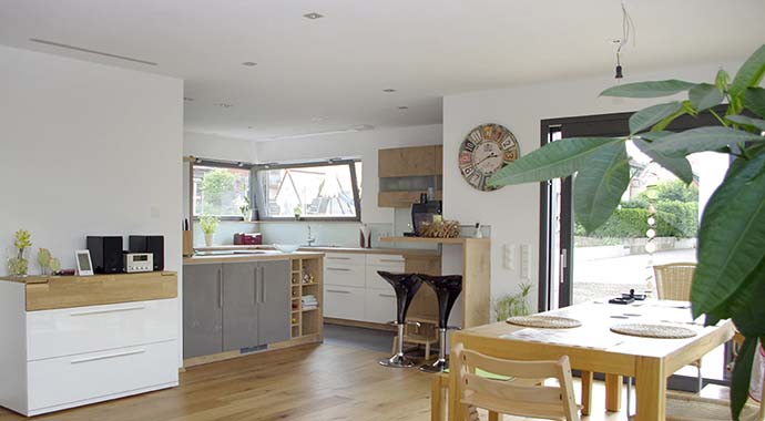 ZimmerMeisterHaus Musterhaus Jesingen Küche