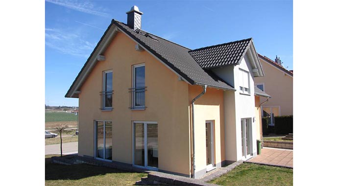 Town & Country Haus Musterhaus Lichthaus 121 Außenansicht