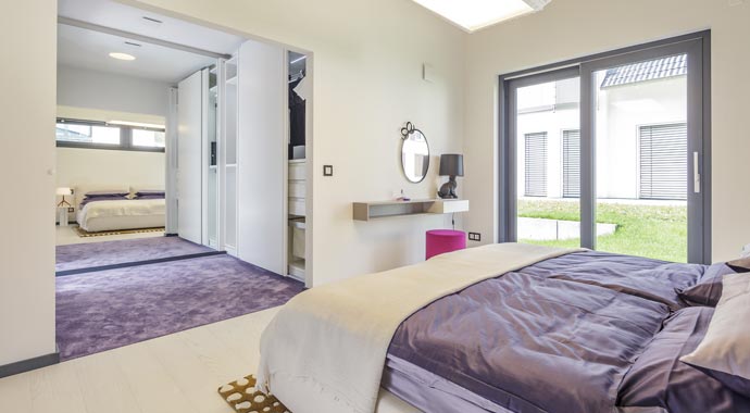 Luxhaus Open Musterhaus Fellbach Schlafzimmer