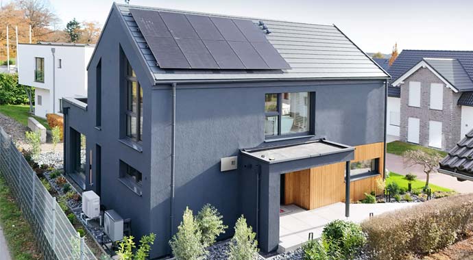 Außenansicht Musterhaus Wuppertal von Danwood