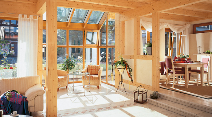 Musterhaus Klassik 116, Beilharz Wohn- und Essbereich