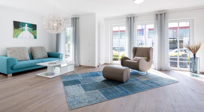 Fingerhut Haus Musterhaus Neunkhausen R 99.20 Wohnbereich