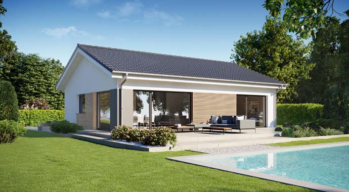 Außenansicht Bungalow Perfect 86 von Danwood