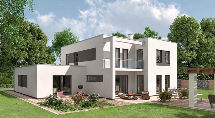 Ytong Bausatzhaus Innovationshaus 240 Außenansicht