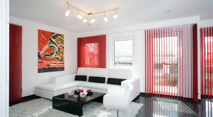 Elk Fertighaus Musterhaus Comfort 131 Wohnbereich