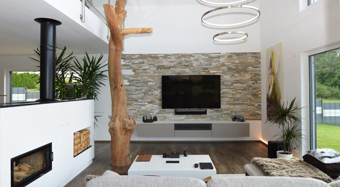 Wohnbereich Homestory 741 von Lehner-Haus