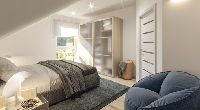 Schlafzimmer Clou 119 von RENSCH-HAUS