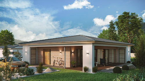 Kampa Musterhaus Poing Außenansicht