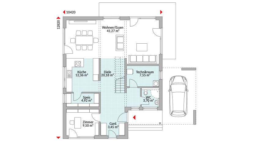 Danwood Park 182 Grundriss Erdgeschoss
