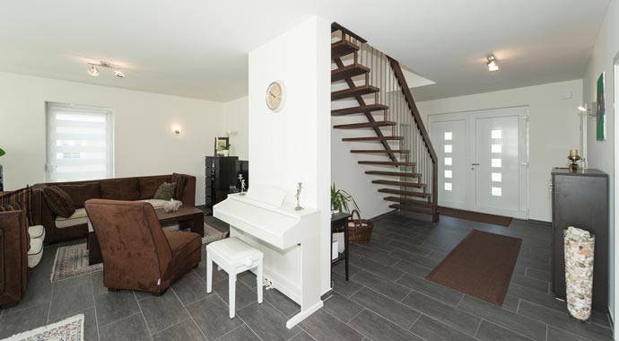 Wohnbereich Haus Hamburg von Roth-Massivhaus