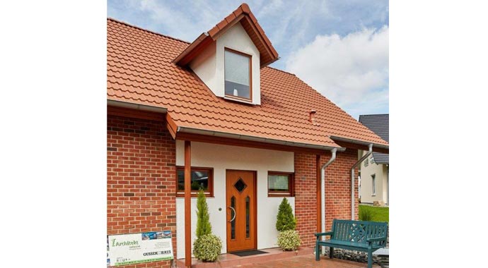 Gussek Haus Musterhaus Sabrina Hauseingang