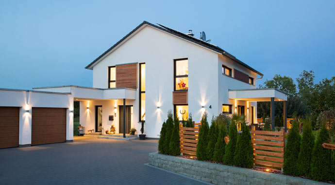 Außenansicht Kundenhaus – Gewinnerhaus von WeberHaus