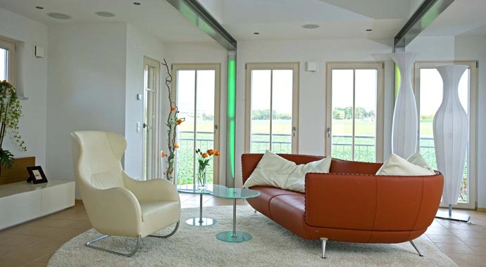 Haas Fertigbau Haas MH Hirschaid 151 Wohnbereich